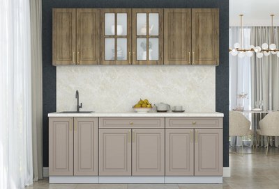 Кухонный гарнитур Интерлиния Мила Шато 2.1А