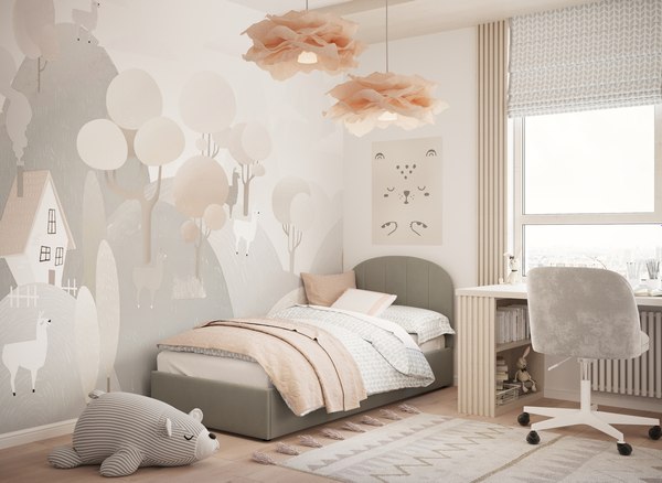 Односпальная кровать Moon Family 1262 / MF012425