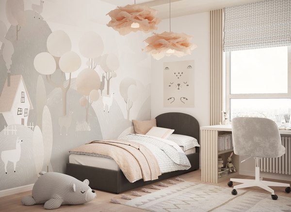 Односпальная кровать Moon Family 1262 / MF012265