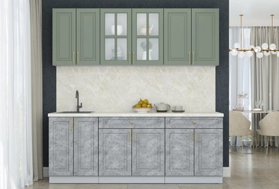 Кухонный гарнитур Интерлиния Мила Шато 2.1А