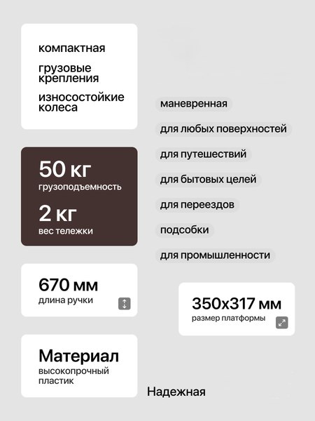 Тележка ручная RAD D29 / 71066897