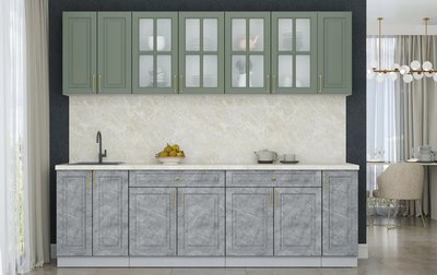 Кухонный гарнитур Интерлиния Мила Шато 2.2А