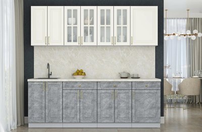 Кухонный гарнитур Интерлиния Мила Шато 2.3А