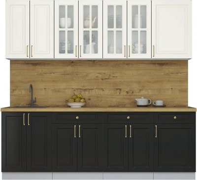 Кухонный гарнитур Интерлиния Мила Шато 2.3А - фото