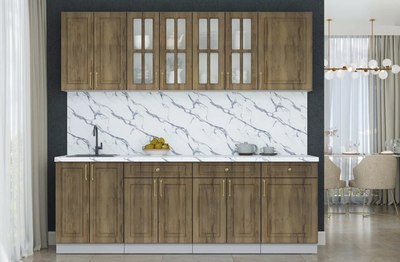 Кухонный гарнитур Интерлиния Мила Шато 2.3А