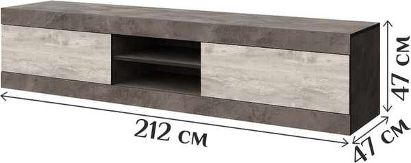 Тумба Мебель-КМК 2Я Лондон КМК 0467.1