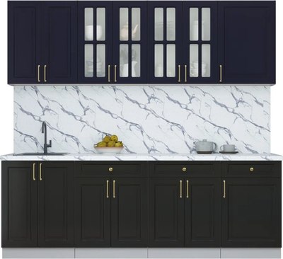 Кухонный гарнитур Интерлиния Мила Шато 2.3А - фото