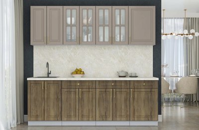 Кухонный гарнитур Интерлиния Мила Шато 2.3А