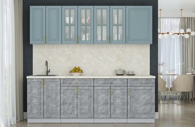 Кухонный гарнитур Интерлиния Мила Шато 2.3А