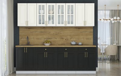 Кухонный гарнитур Интерлиния Мила Шато 2.4А