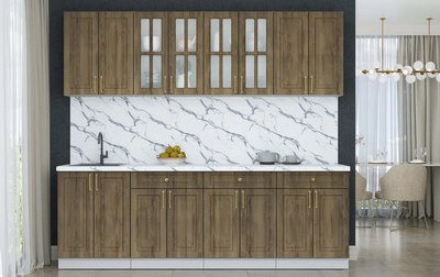 Кухонный гарнитур Интерлиния Мила Шато 2.4А