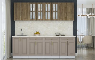 Кухонный гарнитур Интерлиния Мила Шато 2.4А