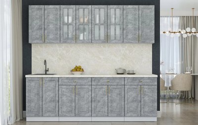 Кухонный гарнитур Интерлиния Мила Шато 2.4А