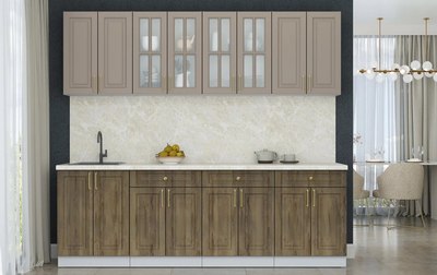 Кухонный гарнитур Интерлиния Мила Шато 2.4А