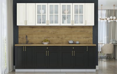 Кухонный гарнитур Интерлиния Мила Шато 2.5А