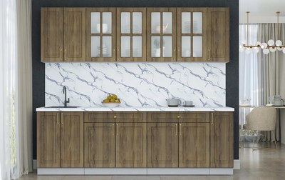 Кухонный гарнитур Интерлиния Мила Шато 2.5А