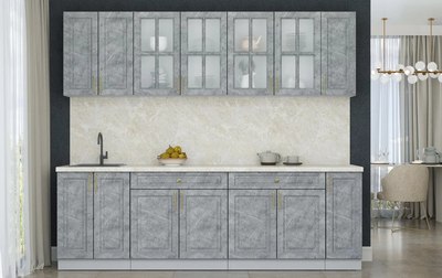 Кухонный гарнитур Интерлиния Мила Шато 2.5А