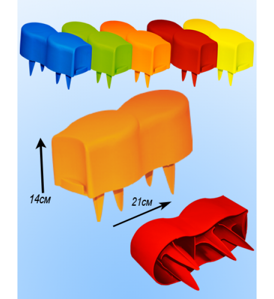 Бордюр садовый Белпласт Набор бортиков
