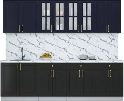 Кухонный гарнитур Интерлиния Мила Шато 2.6А - фото