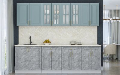 Кухонный гарнитур Интерлиния Мила Шато 2.6А