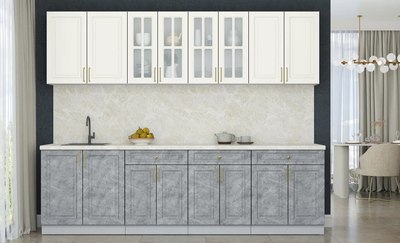 Кухонный гарнитур Интерлиния Мила Шато 2.7А