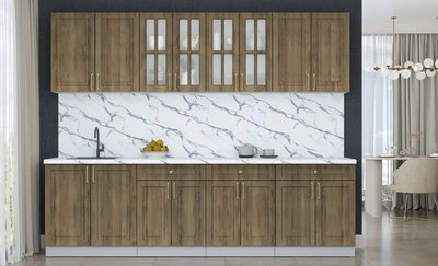 Кухонный гарнитур Интерлиния Мила Шато 2.7А