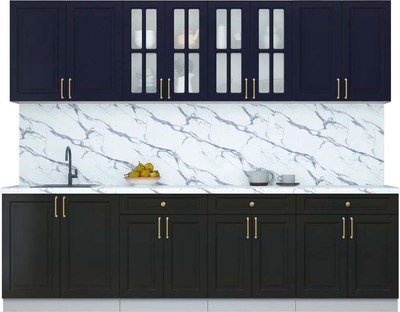 Кухонный гарнитур Интерлиния Мила Шато 2.7А - фото