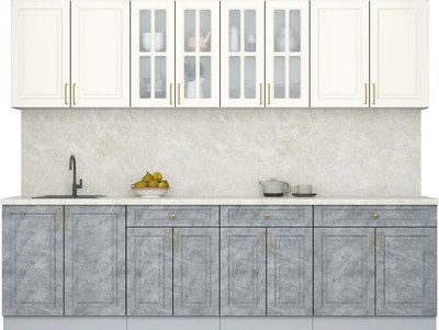 Кухонный гарнитур Интерлиния Мила Шато 2.8А - фото