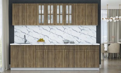 Кухонный гарнитур Интерлиния Мила Шато 2.8А