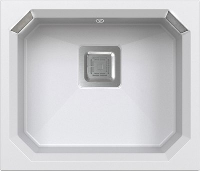 Мойка кухонная Longran Octagon OCG530.457 (альпина) - фото