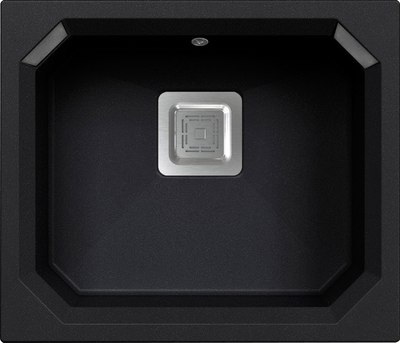 Мойка кухонная Longran Octagon OCG530.457 (оникс) - фото