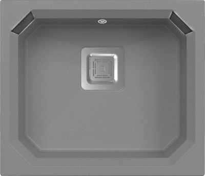 Мойка кухонная Longran Octagon OCG530.457 (крома) - фото