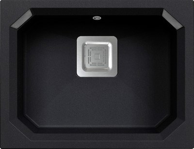 Мойка кухонная Longran Octagon OCG610.457 (оникс) - фото