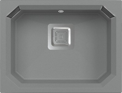 Мойка кухонная Longran Octagon OCG610.457 (крома) - фото