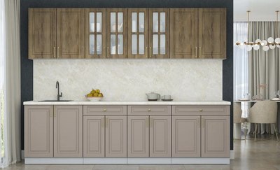 Кухонный гарнитур Интерлиния Мила Шато 2.8А