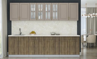 Кухонный гарнитур Интерлиния Мила Шато 2.8А