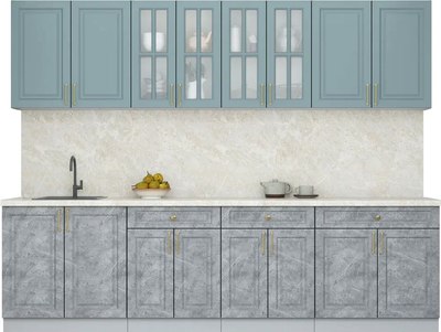 Кухонный гарнитур Интерлиния Мила Шато 2.8А - фото