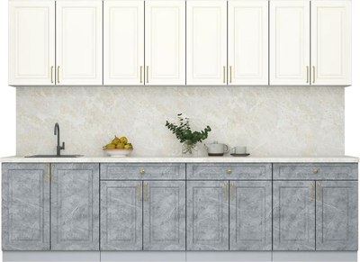 Кухонный гарнитур Интерлиния Мила Шато 2.9А - фото