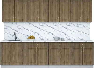 Кухонный гарнитур Интерлиния Мила Шато 2.9А - фото