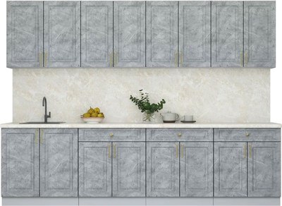 Кухонный гарнитур Интерлиния Мила Шато 2.9А - фото