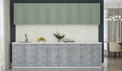 Кухонный гарнитур Интерлиния Мила Шато 2.9А