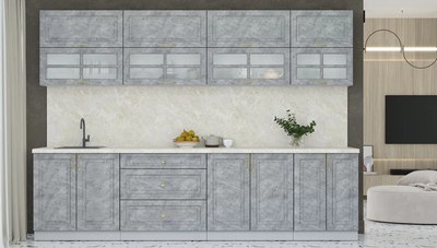 Кухонный гарнитур Интерлиния Мила Шато 3.0А