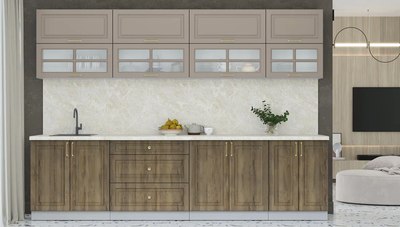 Кухонный гарнитур Интерлиния Мила Шато 3.0А