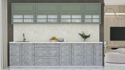 Кухонный гарнитур Интерлиния Мила Шато 3.0А