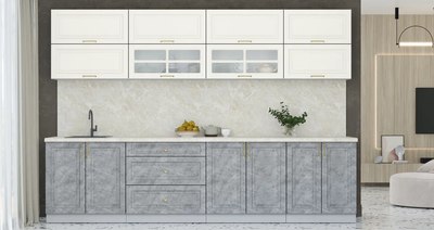 Кухонный гарнитур Интерлиния Мила Шато 3.1А