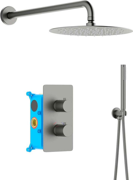 Душевая система со смесителем Aquatek Европа AQ1376BGM