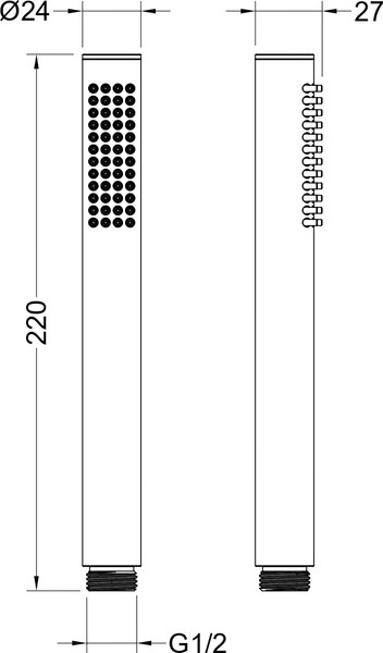 Лейка ручного душа Aquatek Европа AQ2002BGM