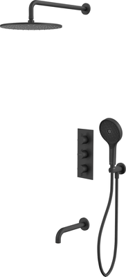 Душевая система со смесителем Whitecross Y YSET11TOPBL - фото