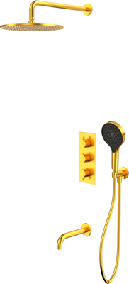 Душевая система со смесителем Whitecross Y YSET11TOPGLB - фото