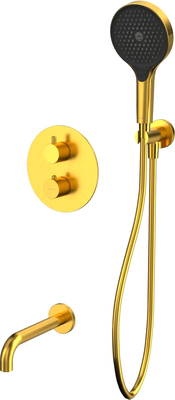 Душевой гарнитур со смесителем Whitecross Y YSET10TOPGLB - фото